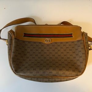 Vintage Gucci GG Monogram Bag.